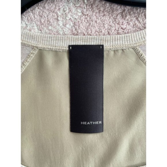 Mendocino - Heather Brand. Silk Trim Loose Fit Scoop Neck 3/4 Sleeve Blouse - Picture 9 of 9